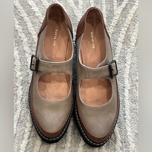 All black footwear Oxford sandals new-women size 39.5